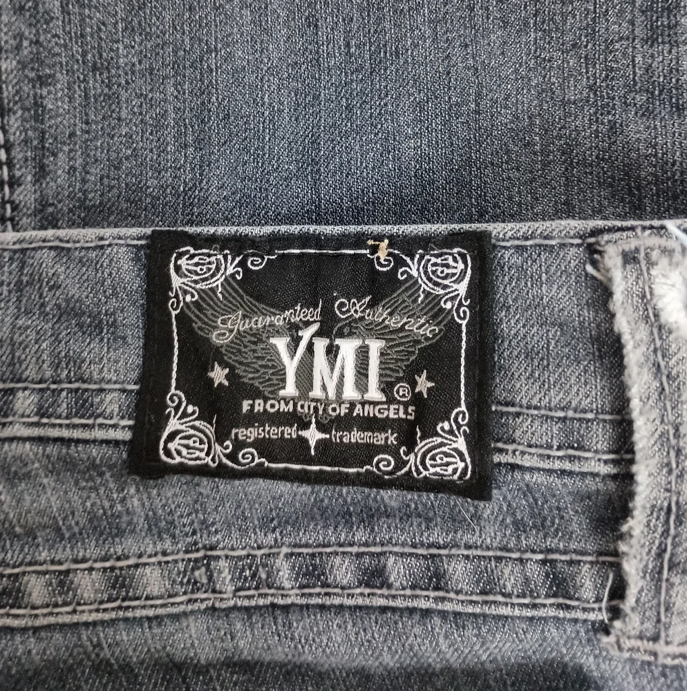 2/$30 Gray Straight Leg YMI Zippered Denim‎ Y2K Jeans(#1,519)
